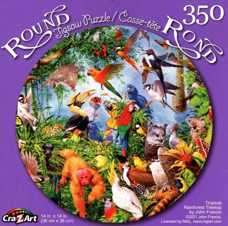 PFG Tropical Rainforest Treetop (Round) (Usage/Used - PUZZLES FOR GOOD)