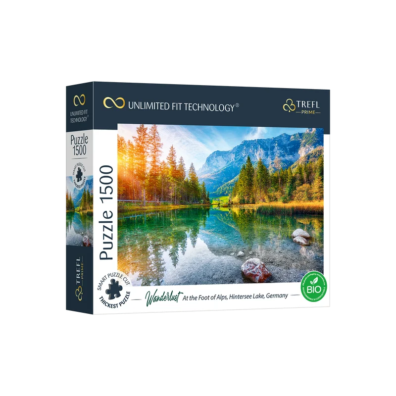PFG Wanderlust - At the Foot of the Alps, Hintersee Lake, Germany (1500pcs) (Usage/Used - PUZZLES FOR GOOD)