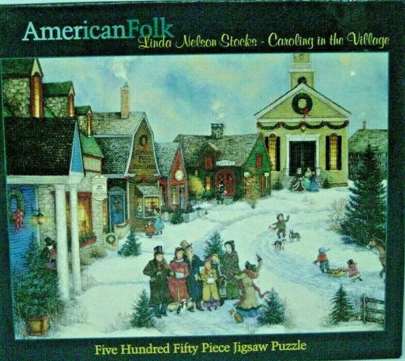 PFG Caroling in the Village (Usagé/Used - PUZZLES FOR GOOD)