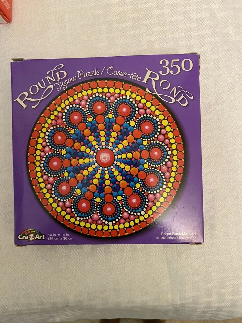 PFG Bright Rock Mandala (Round) (Usage/Used - PUZZLES FOR GOOD)