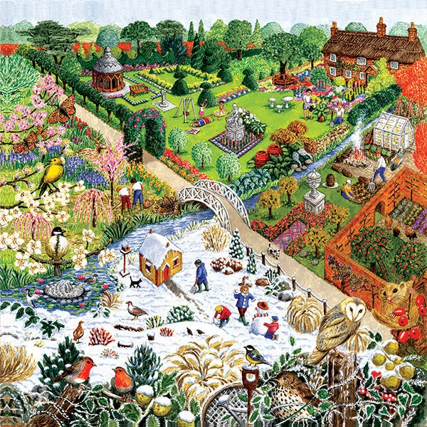 PFG Four Seasons Garden, Gail Pitt (Usage/Used - PUZZLES FOR GOOD)