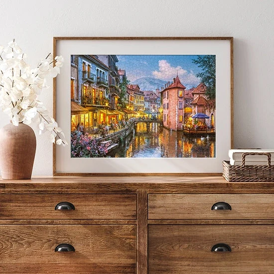 PFG Evening in Annecy (1000pcs) (Usage/Used - PUZZLES FOR GOOD)
