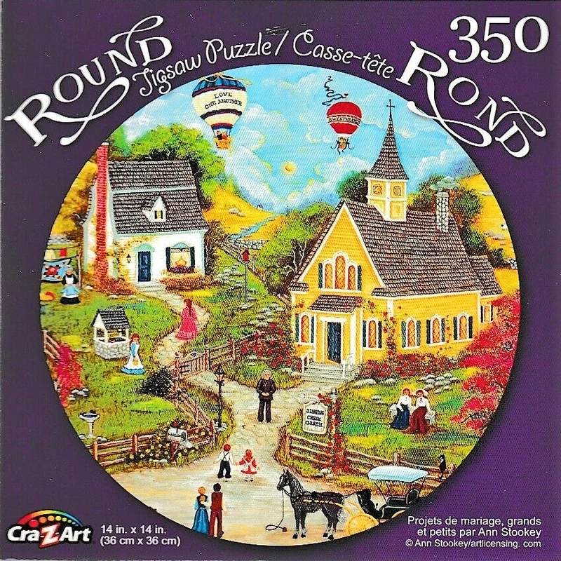 PFG Wedding Plans, Big and Small, Ann Stookey (Round) (Usage/Used - PUZZLES FOR GOOD)