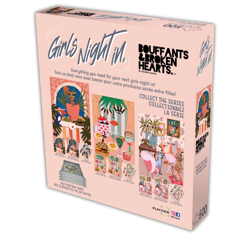 Girls Night In - Menagerie Party - BBH (Puzzle Party Kit) (500pcs)