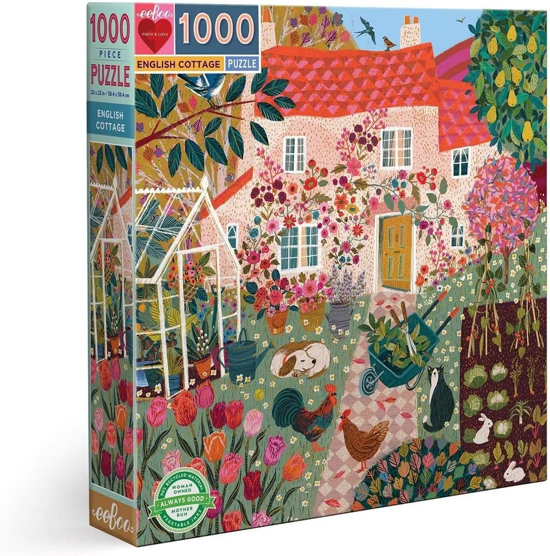PFG English Cottage (1000pcs) (Usage/Used - PUZZLES FOR GOOD)