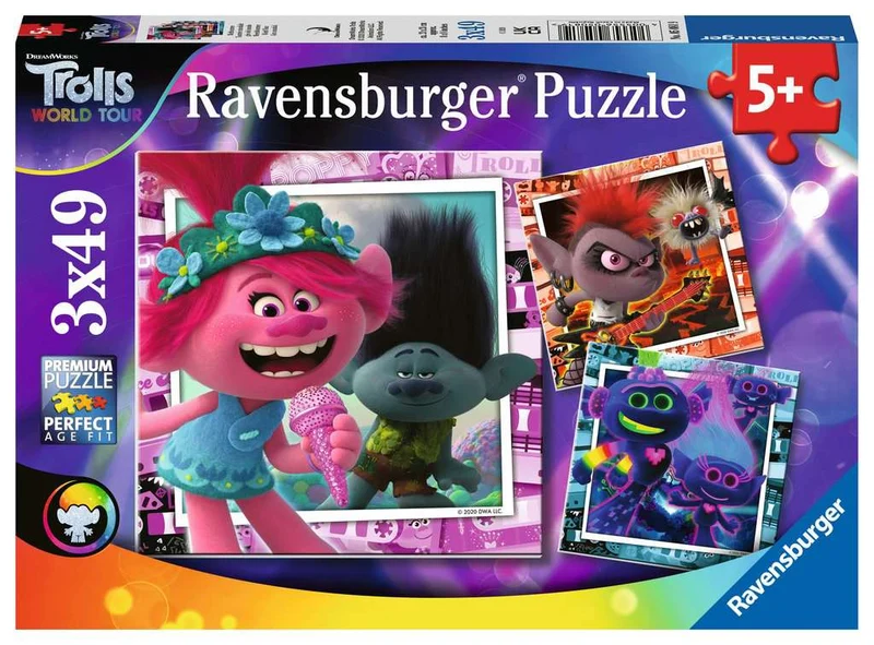 Ravensburger Trolls 2 - World Tour (3x49pcs)