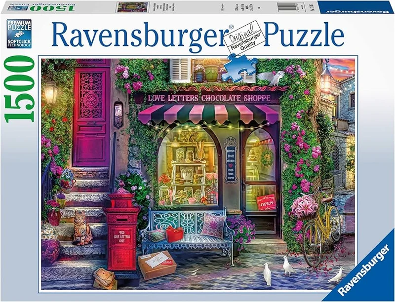 PFG Ravensburger Love Letters Chocolate Shoppe (Usage/Used - PUZZLES FOR GOOD)