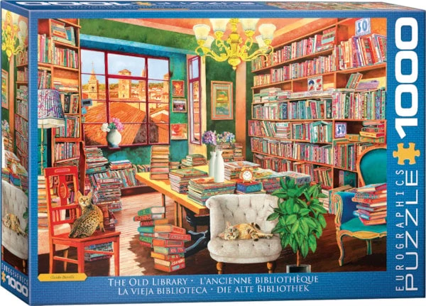 PFG The Old Library, Guido Borelli (1000pcs) (Usage/Used - PUZZLES FOR GOOD)