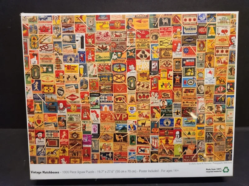 PFG Vintage Matchboxes (Usage/Used - PUZZLES FOR GOOD)