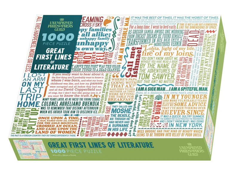 PFG Great First Lines of Literature (Usagé/Used - PUZZLES FOR GOOD)