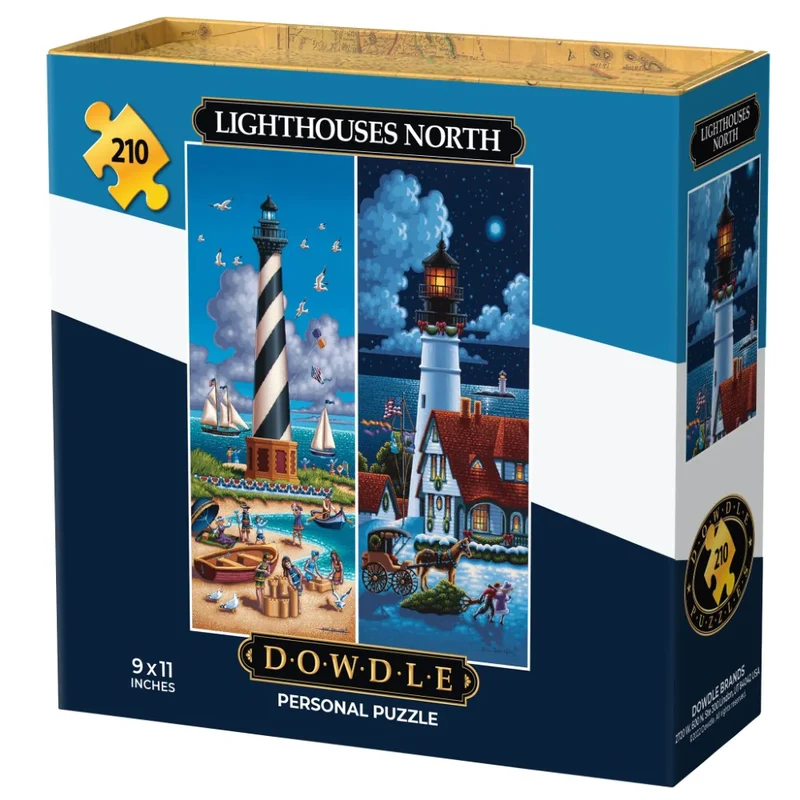 Lighthouses North - Personal Puzzle (210pcs)