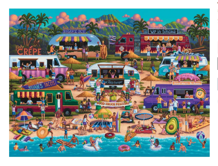 PFG Hawaiian Food Truck Festival (Usage/Used - PUZZLES FOR GOOD)