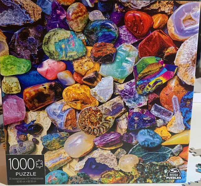PFG Rocks and Minerals. Lars Stewart (1000pcs) (Usage/Used - PUZZLES FOR GOOD)