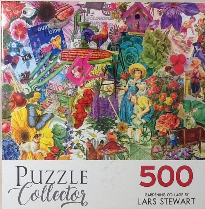 PFG Gardening Collage, Lars Stewart (Usage/Used - PUZZLES FOR GOOD)