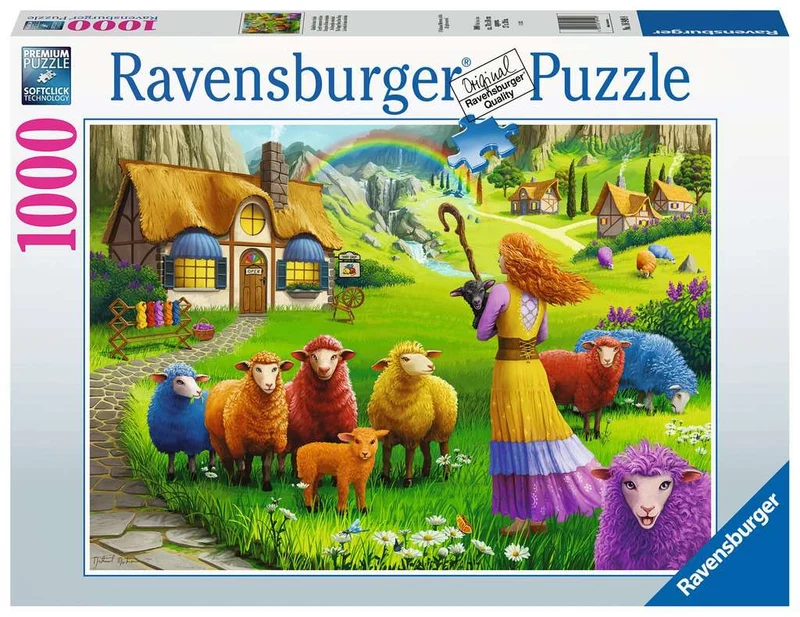 PFG Ravensburger The Happy Sheep Yarn Shop (1000pcs) (Usage/Used - PUZZLES FOR GOOD)