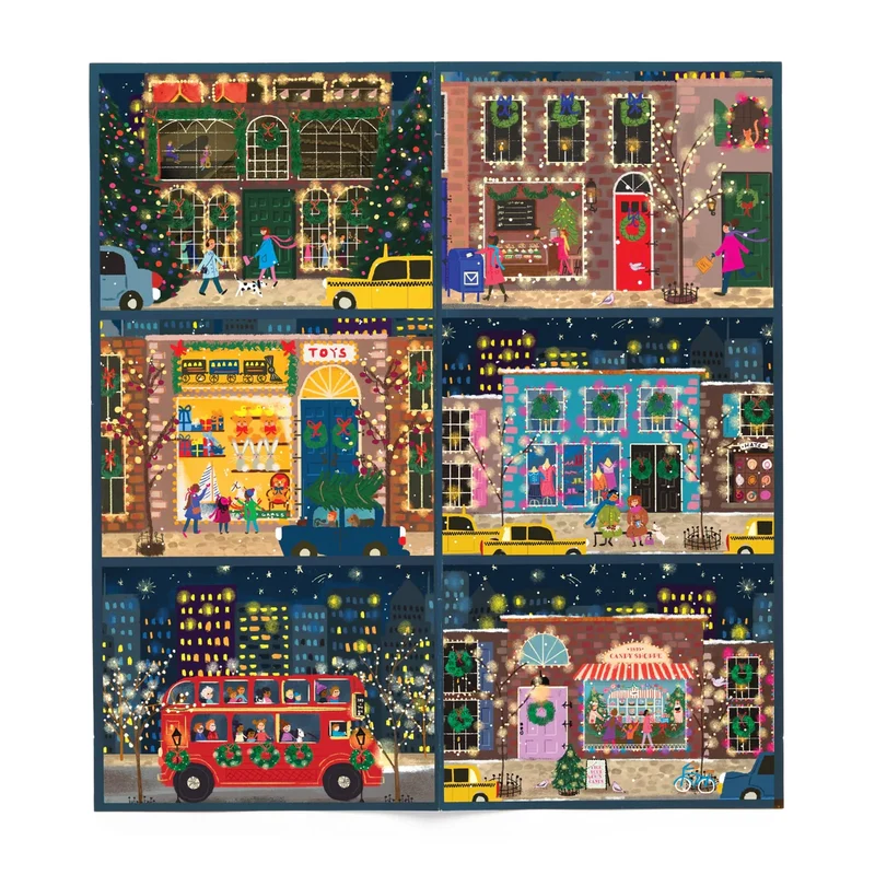 Advent Calendar - Joy Laforme Winter Lights 12 Days of Puzzles Countdown