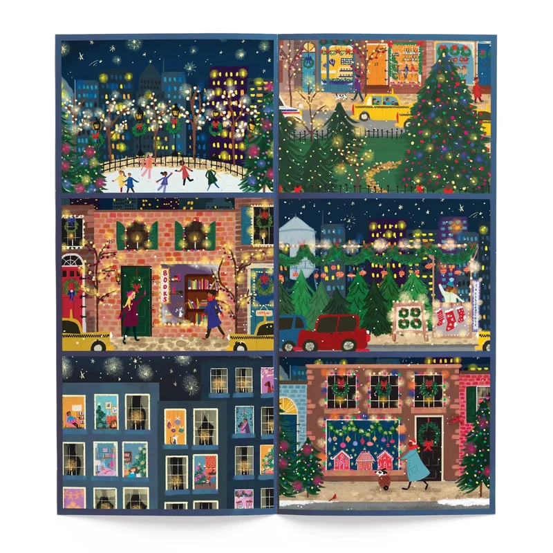 Advent Calendar - Joy Laforme Winter Lights 12 Days of Puzzles Countdown