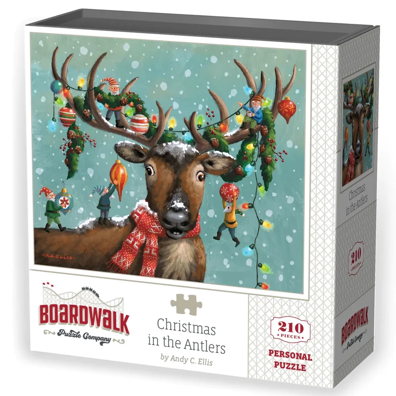 Christmas in the Antlers - Personal Puzzle (210pcs)