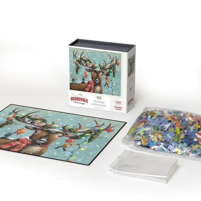 Christmas in the Antlers - Personal Puzzle (210pcs)