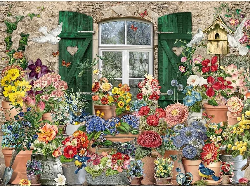 PFG Flowers Outside (Usagé/Used - PUZZLES FOR GOOD)