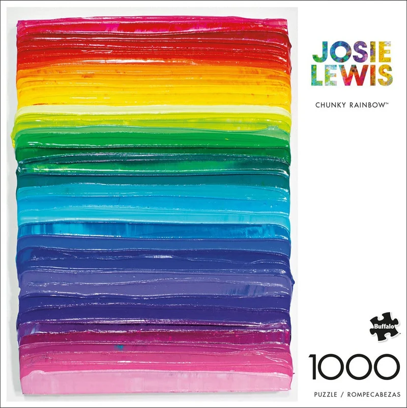 PFG Chunky Rainbow, Josie Lewis (1000pcs) (Usage/Used - PUZZLES FOR GOOD)