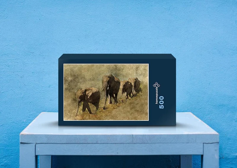85630 Hintergründe - Elefant Puzzle