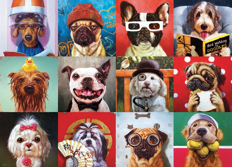PFG Funny Dogs, Lucia Heffernan (Usage/Used - PUZZLES FOR GOOD)