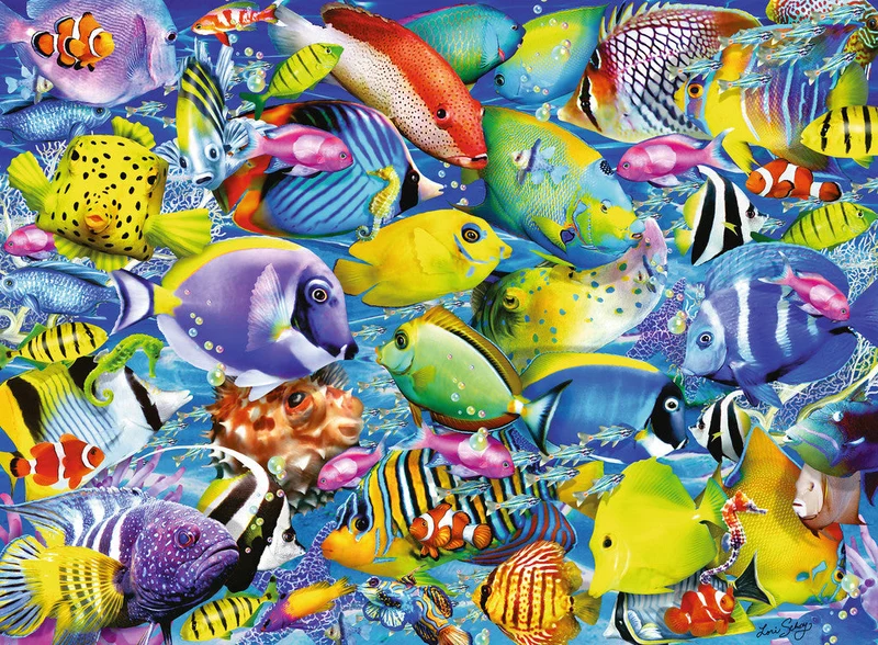 PFG Ravensburger Tropical Traffic, Lori Schory (Usage/Used - PUZZLES FOR GOOD)