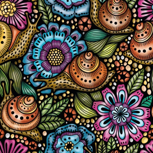 MINI Doodle: Snails (72pcs)