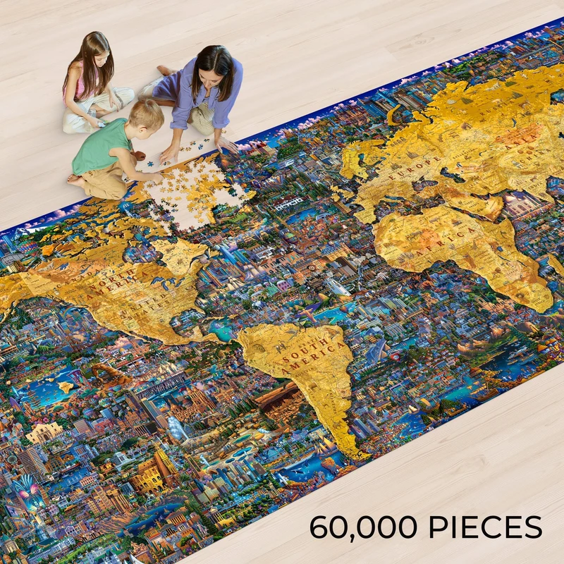 DMG What a Wonderful World - World's Largest Puzzle (60,000pcs) (DAMAGED BOX)