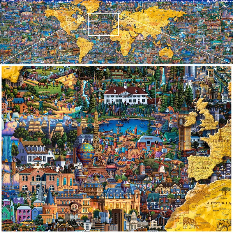 DMG What a Wonderful World - World's Largest Puzzle (60,000pcs) (DAMAGED BOX)