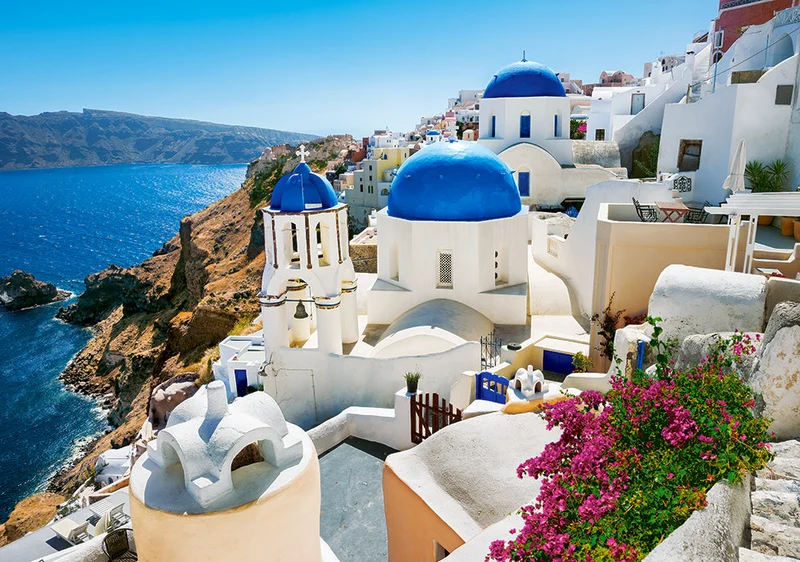 PFG Summer in Santorini (500pcs) (Usage/Used - PUZZLES FOR GOOD)