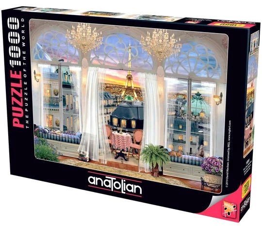 PFG Paris Roof Terrace, David Maclean (1000pcs) (Usage/Used - PUZZLES FOR GOOD)