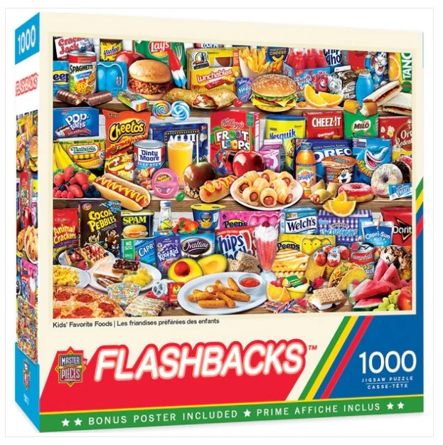 PFG Flashbacks: Kid's Favorite Foods (Usage/Used - PUZZLES FOR GOOD)