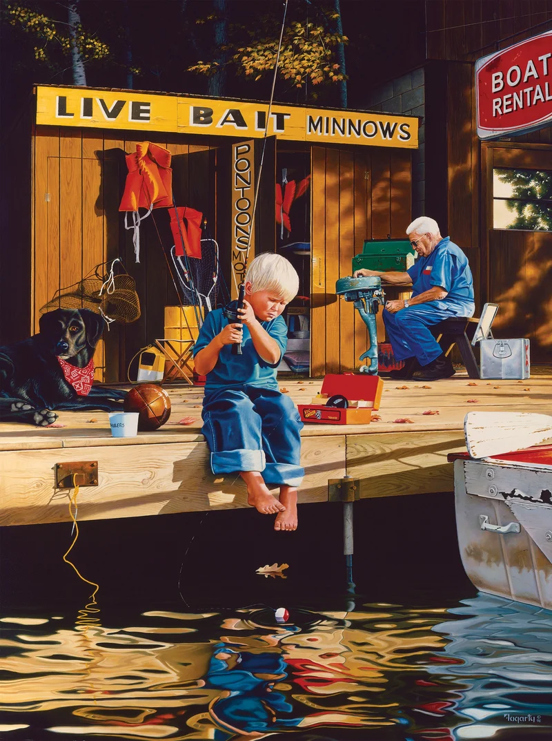 PFG Lil' Angler, Terrence Fogarty (1000pcs) (Usage/Used - PUZZLES FOR GOOD)