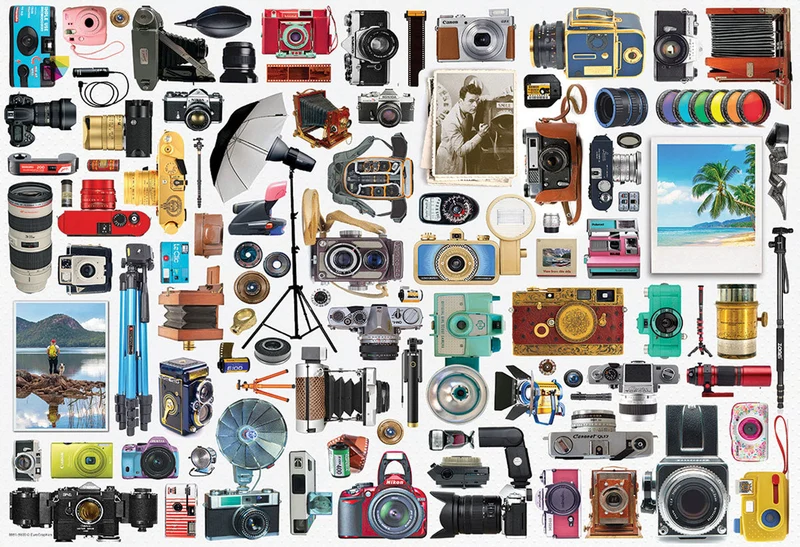 PFG Classic Camera Collectable Tin (550pcs) (Usage/Used - PUZZLES FOR GOOD)