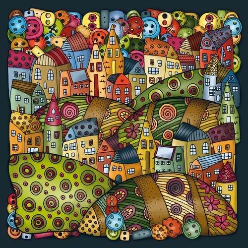 Palapeli: Mountain Village