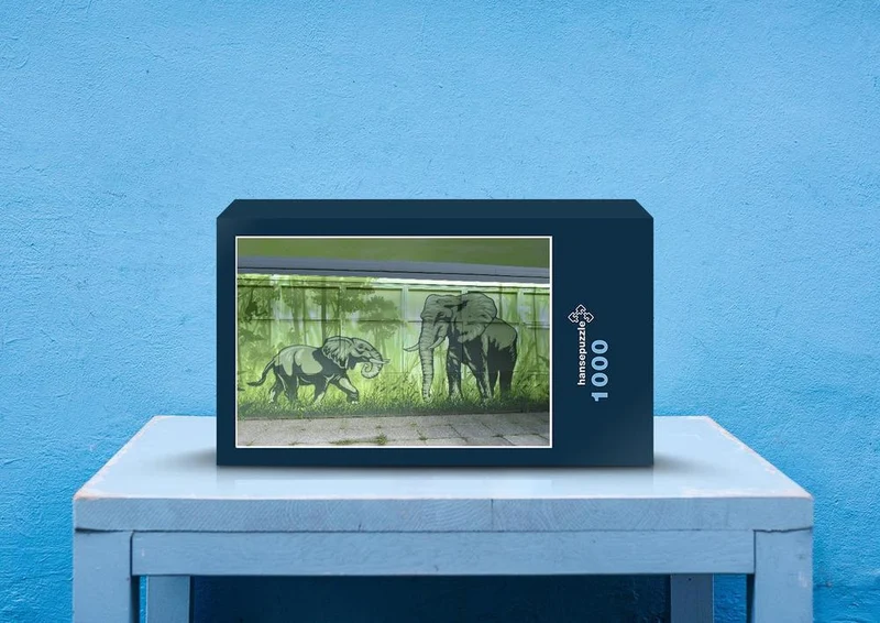 85985 Hintergründe - Elefant Puzzle