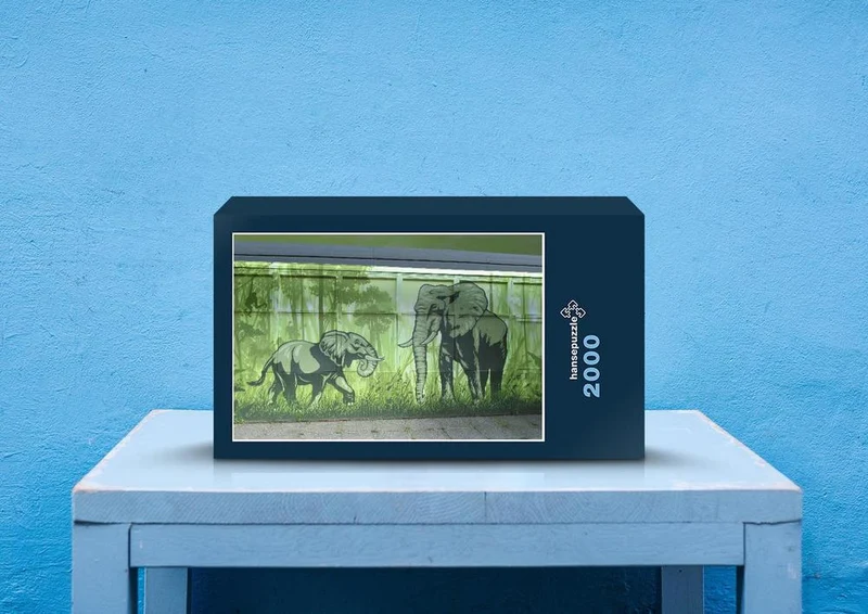 85985 Hintergründe - Elefant Puzzle