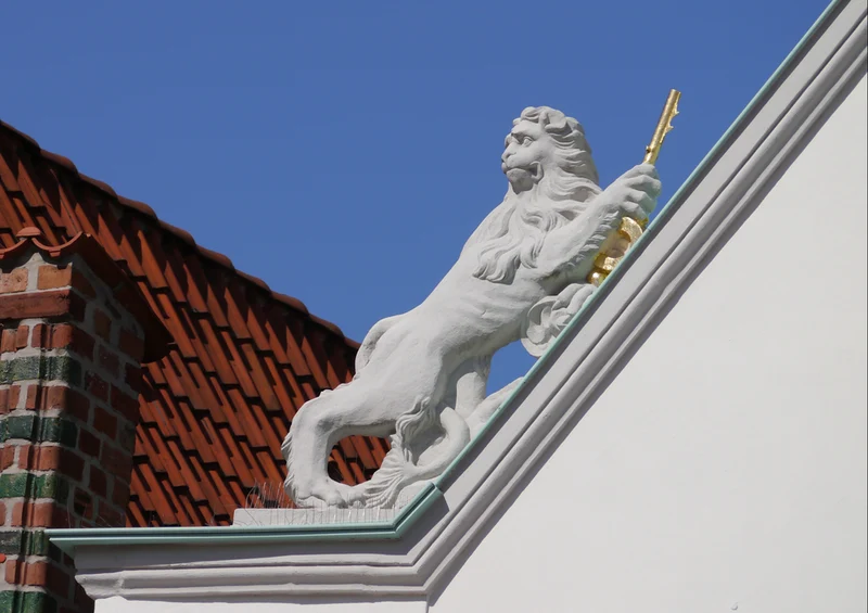 70924 Gebäude - Löwen Statue Puzzle