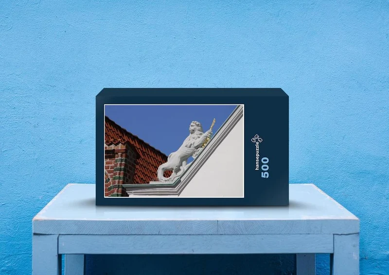 70924 Gebäude - Löwen Statue Puzzle