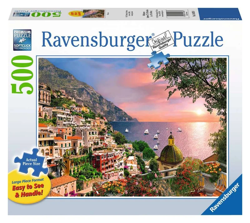 PFG Ravensburger Positano (500pcs) (Usage/Used - PUZZLES FOR GOOD)