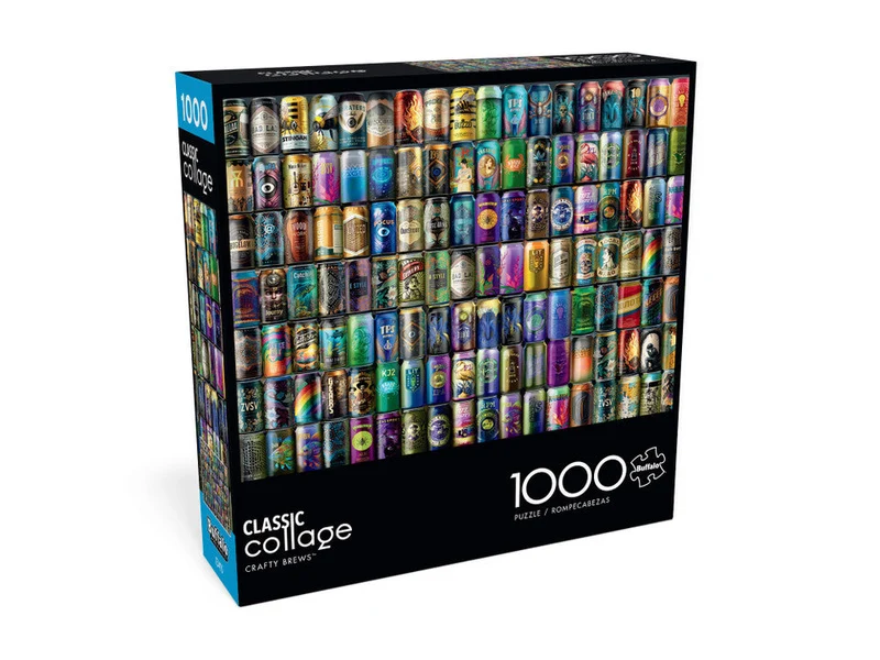 PFG Classic Collage - Crafty Brews, Bigelow (1000pcs) (Usage/Used - PUZZLES FOR GOOD)