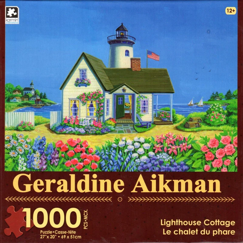 PFG Lighthouse Cottage (1000pcs) (Usage/Used - PUZZLES FOR GOOD)