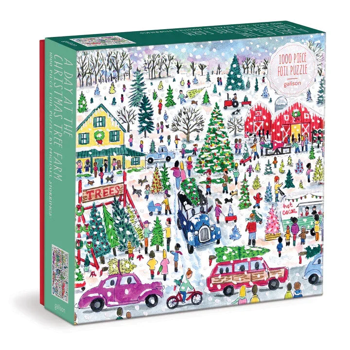 PFG Christmas Tree Farm FOIL, Michael Storrings (1000pcs) (Usage/Used - PUZZLES FOR GOOD)
