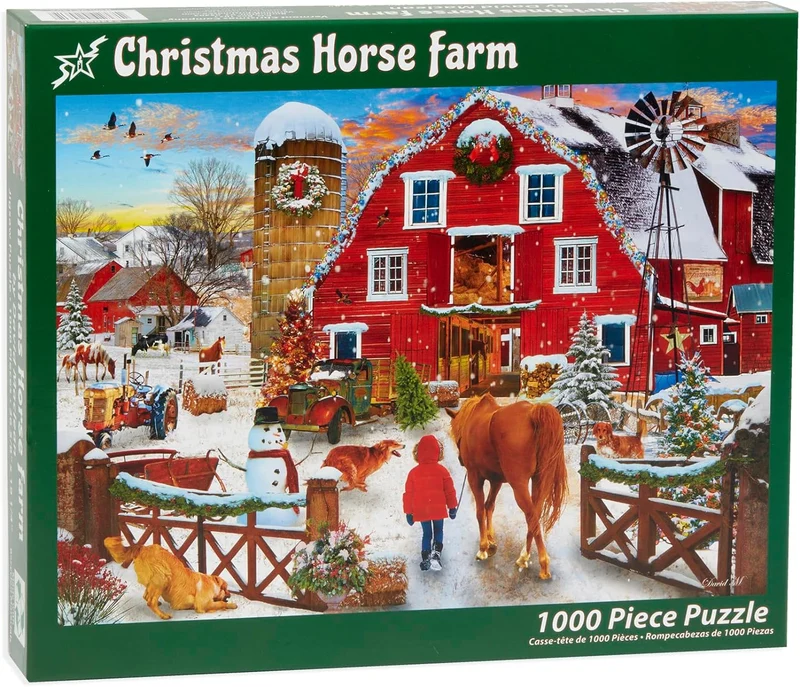 Christmas Horse Farm, David MacLean (1000pcs)