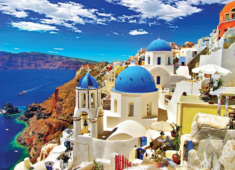 PFG Oia, Santorini, Greece (Usage/Used - PUZZLES FOR GOOD)