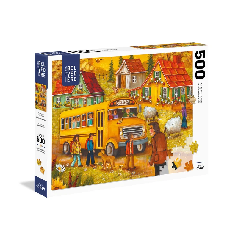 PFG School Bus, Christine Genest (Usage/Used - PUZZLES FOR GOOD)