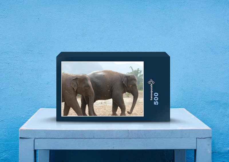 87073 Tierwelt - Elefanten Puzzle