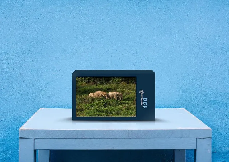 87077 Tierwelt - Elefanten Puzzle